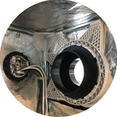 Secret Jardin Connector 150 mm for Ducting Flanges 25 mm (Dark Room)